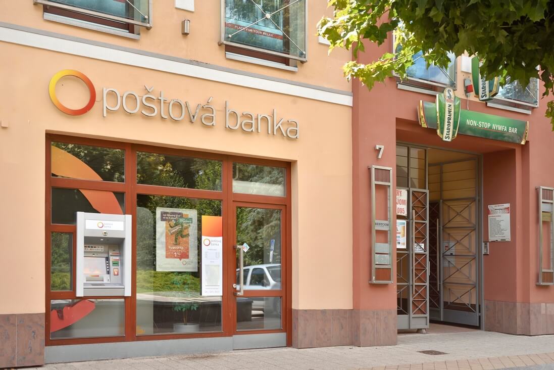 Poštová banka cenník