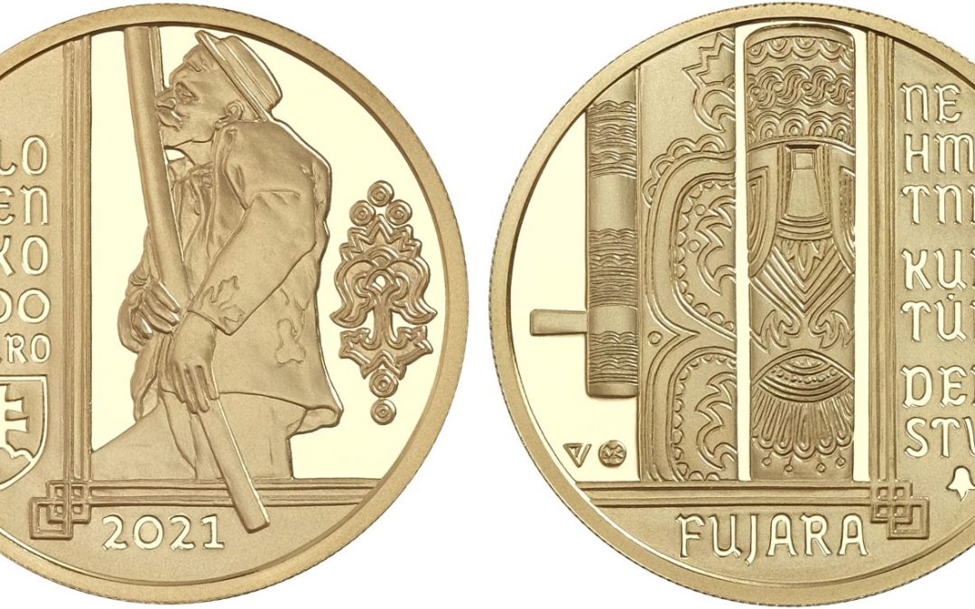 Zlatá minca Nehmotné kultúrne dedičstvo SR - FUJARA