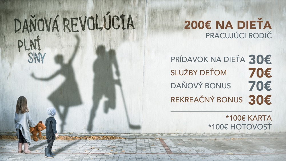 Príspevok na dieťa 200 eur