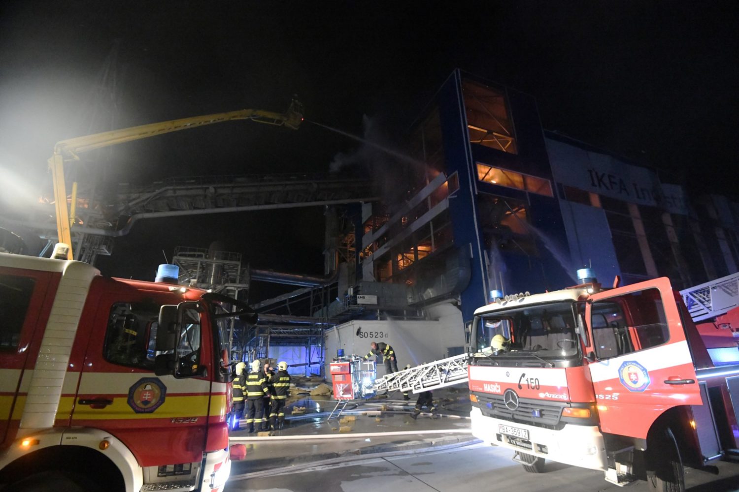 Požiar v Malackách