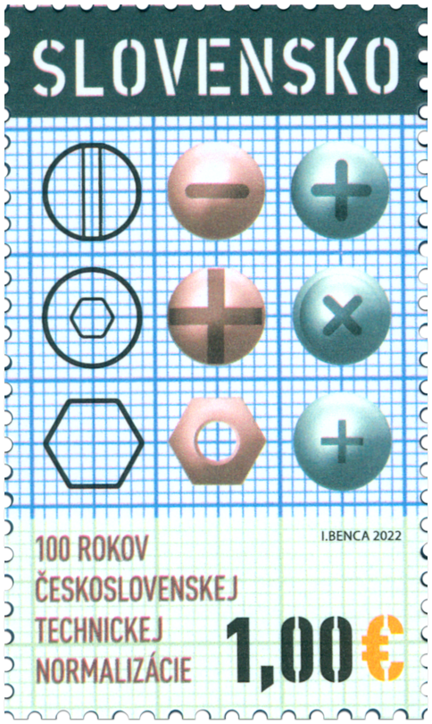 Pošta vydá známku k 100. výročiu česko-slovenskej technickej normalizácie