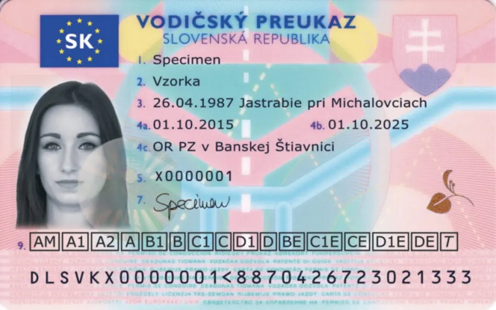 Ružový vodičský preukaz