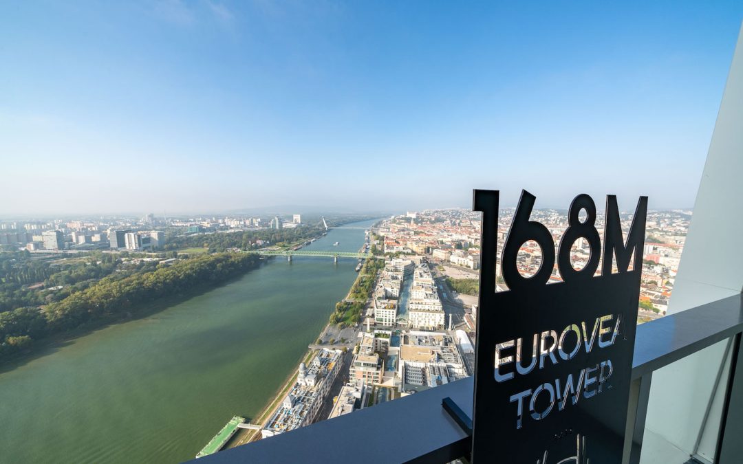 Bratislavský mrakodrap Eurovea Tower je skolaudovaný