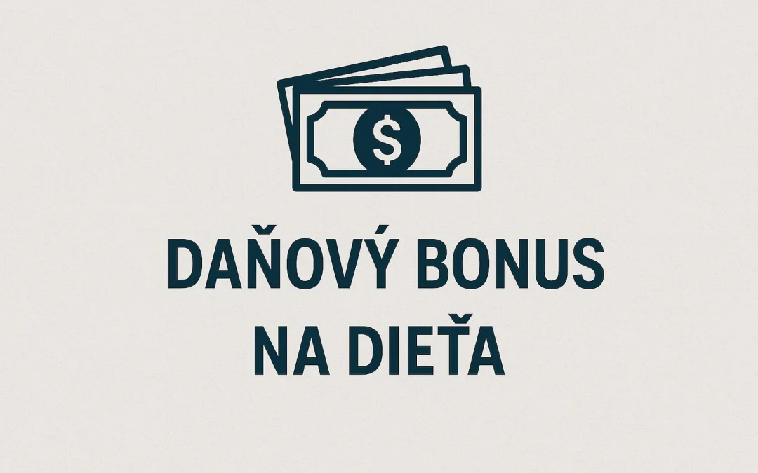 Daňový bonus na dieťa 2026