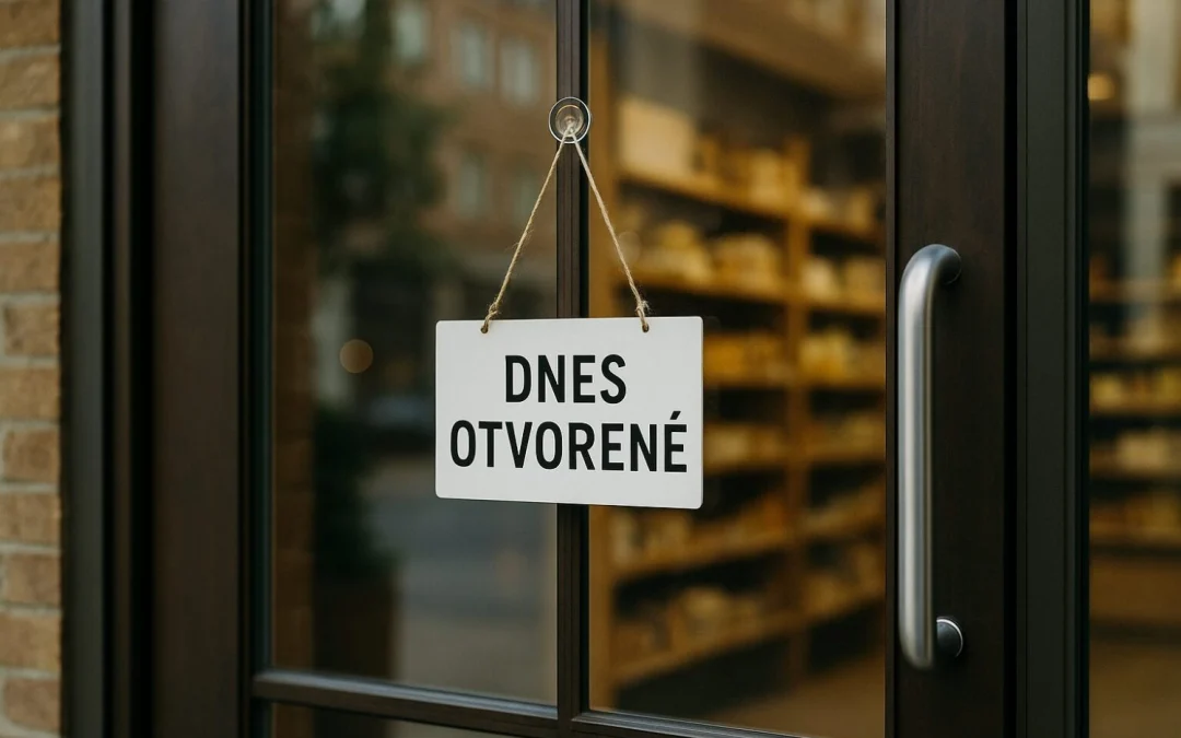 otvorené obchody 2026