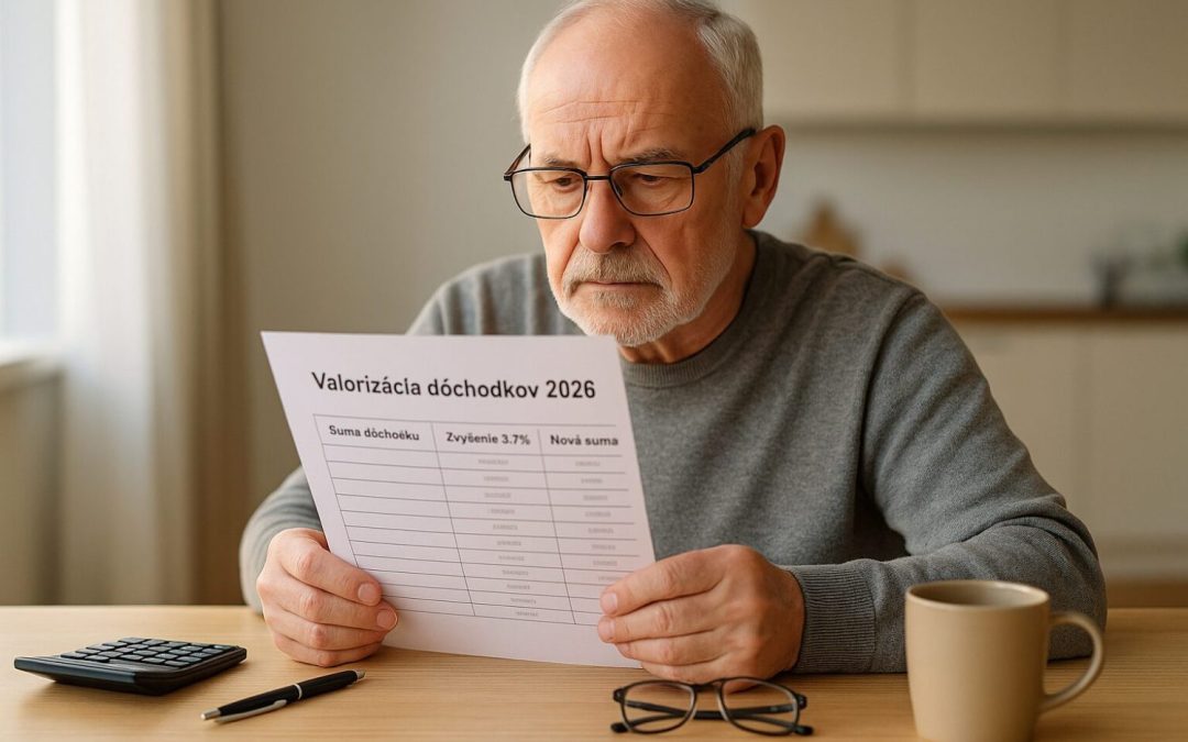 o koľko sa vám od januára zvýši dôchodok