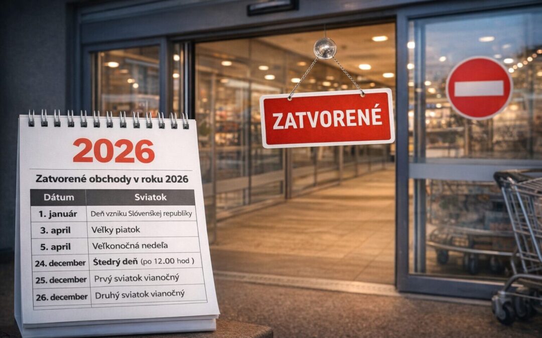 zatvorené obchody 2026